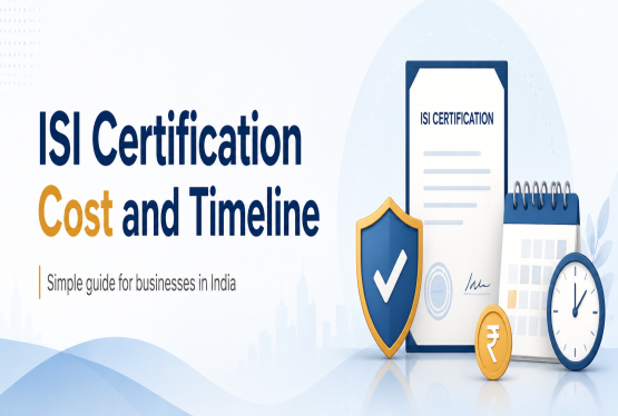 ISI Certification Cost and Timeline in India