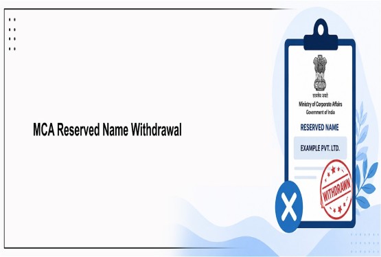 Process for Withdrawal of Reserved Name from MCA (Company/ LLP)