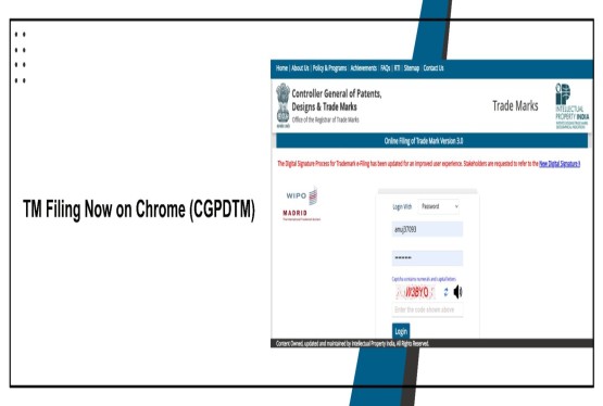 CGPDTM Moves Trademark E-Filing to Google Chrome